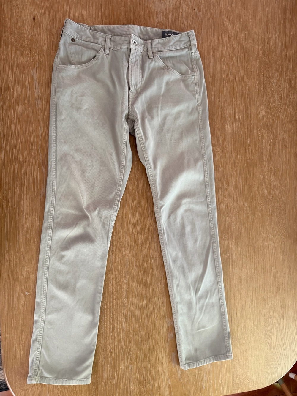 Bonobos Men's Corduroy Pants in Light Grey